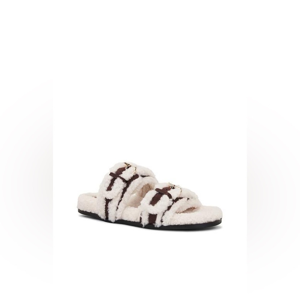 RAYE Women's Stowe Slide Sandals in Brown